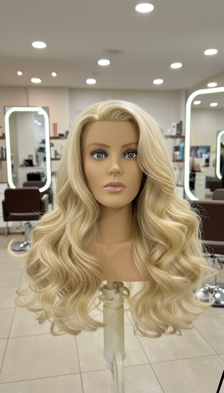 مانيكان فاخر  شعر طبيعي 100% أوروبي