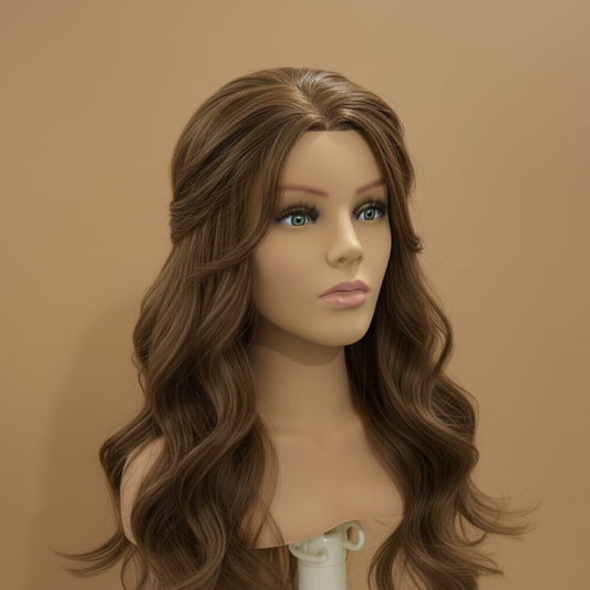 مانيكان شعر طبيعي 100% أوروبي - الطول الفائق 29 إنش والكثافة القصوى 250 جرام